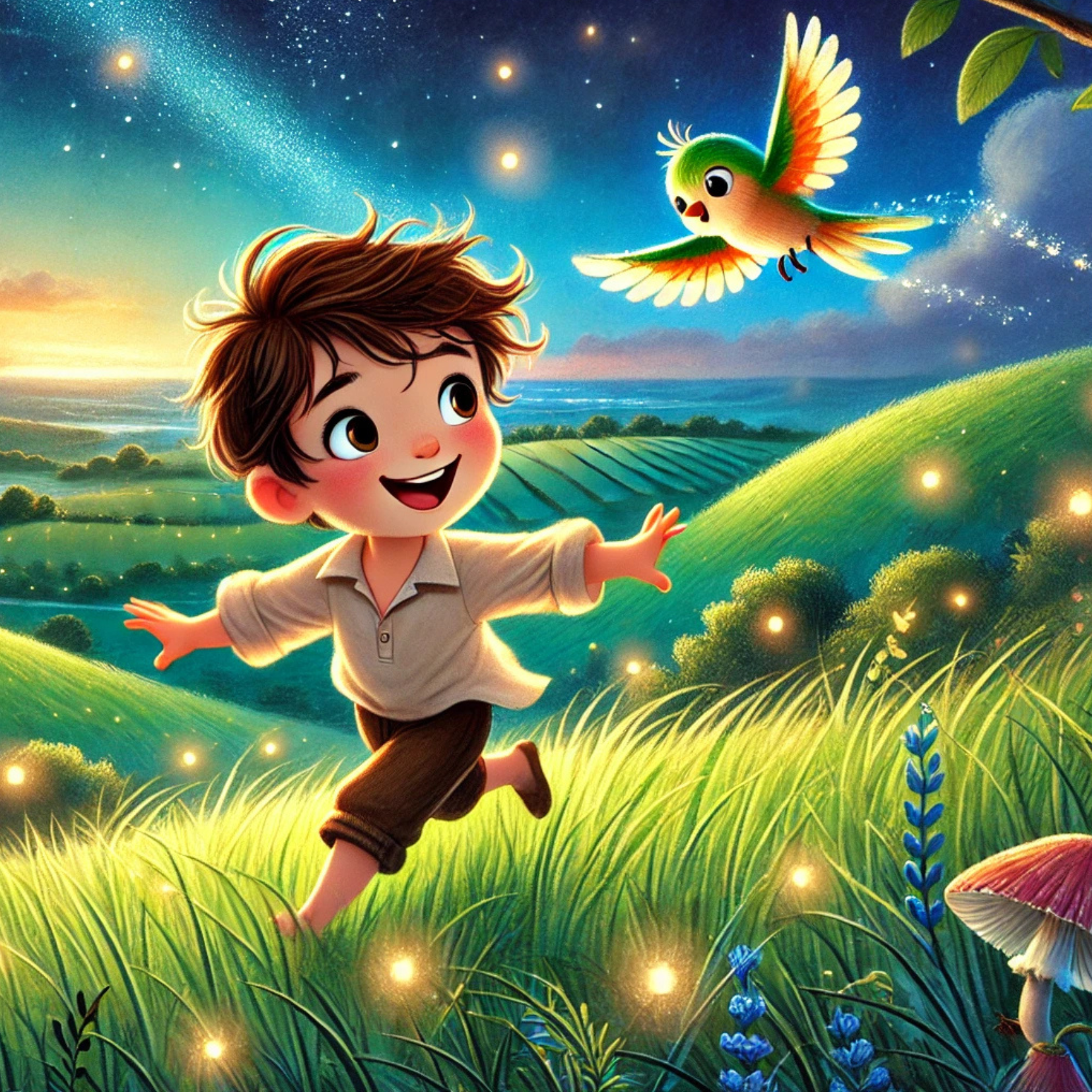 Noah et le oiseau